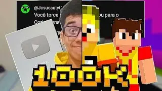 ABRINDO A PLACA DE 100 MIL E RESPONDENDO INSCRITOS!! *Especial*