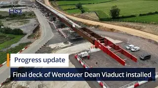 HS2 completes epic 8 month Wendover Dean Viaduct deck slide