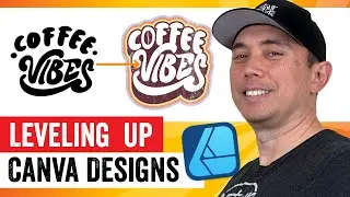 Step by Step Tutorial to Level Up Canva Designs and Give Them A Vintage Look in Affinity Designer