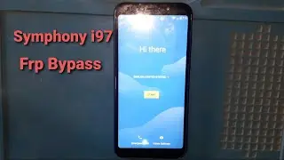 Symphony i97 Frp Bypass /Symphony i97 Google Account Remove /Android 9 Pie Without Pc