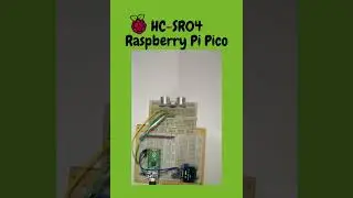 HC-SR04 Ultrasonic sensor using Raspberry Pi Pico #shorts video