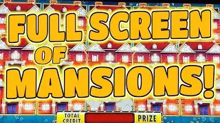 FULL SCREEN OF MANSIONS!!! 🚨 MASSIVE MAX BET HUFF N MORE PUFF JACKPOT!