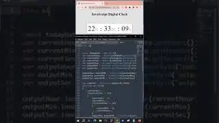 Simple JavaScript Project - JavaScript Digital Clock