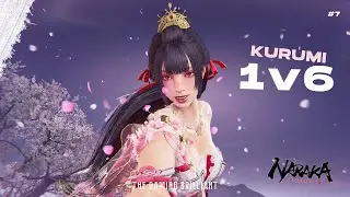 Kurumi Main 1v6 | Girlfriend playing Naraka Bladepoint