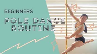 1 Minute EASY Pole Dance Routine for BEGINNERS | Pole dance choreography