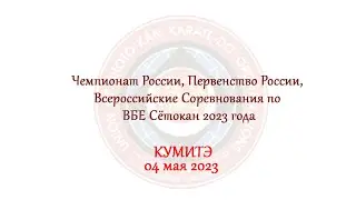 КУМИТЭ - ЧР, ПР, ВС по ВБЕ Сётокан 2023 года, г. Видное, 04.05.2023