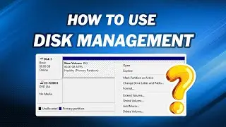 How to Use Windows 10 Disk Management | Free Partition Manager