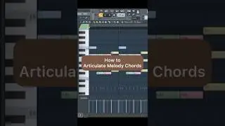 Fl Studio Articulate Melody Chords Piano Roll #shorts #feedshorts #flstudio