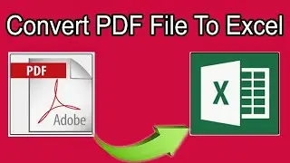 Excel VBA (Macro) to convert PDF into Excel