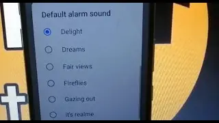 how to change default alarm sound on realme narzo 50i mobile