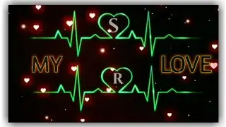 New HeartBeat Couple Name Art Video Editing with KineMaster |TikTok Name Art Video Editing| 2021|SC|