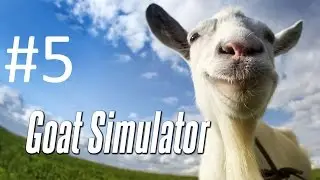 Goat Simulator Co Op with Syrene 5 - Derping with some goats! (From Livestream)