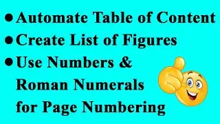 *NEW* Automate Table of Content & Separate Page Numbers in Office 2019