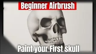 Beginner Airbrush - Paint your First Skull