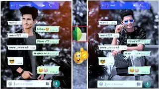 whatsapp Chat Photo Editing |Snapseed | Snapseed Photo Editing 2021| Snapseed Background Change