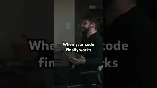 When Your Code Finally Works #softwaredeveloper #coding #programming