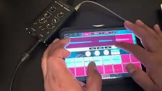 Using Koala with MixerFace R4, Guitar and Bass instruments and looping to get ideas