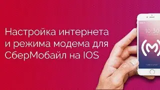 СберМобайл - настройка доступа в интернет (APN) и режима модема для IOS устройств