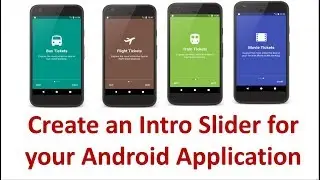 Android App Intro Slider  - 6/6 - Create Next and Skip Buttons and test the final application