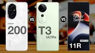 honor 200 vs vivo t3 ultra vs oneplus 11r