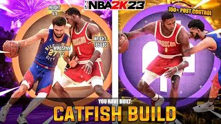 *NEW CATFISH 3PT SHOOTER BUILD* W/ 100+ POST CONTROL on NBA 2K23! (BEST SHOOTING GUARD/SWING BUILD!)
