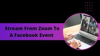 Facebook Live With Zoom Video Streaming Set Up