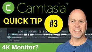 Why Use a 4K Monitor when Screen Recording | Camtasia Tip