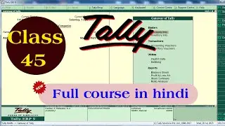 tally prime full course in hindi playlist | tally prime full course in hindi | tally course in hindi