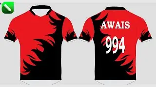 How To Make A T-Shirt Mockup In Corel Draw | 3D A T-Shirt Mockup | Awais Sabri