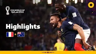 Giroud equals Henrys record | France v Australia highlights | FIFA World Cup Qatar 2022