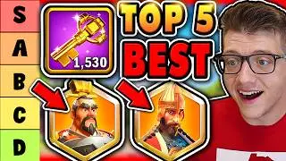 Top 5 BEST Gold Key Commanders in Rise of Kingdoms 2025