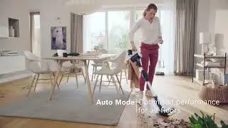 One Button For Power Management Efficiency | Auto Mode | Bosch Unlimited Series 7 Vacuum Cleaners