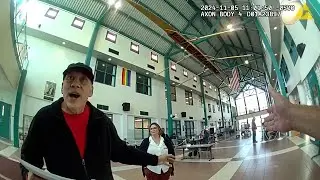 Body cam shows East Lyme man arrested on election day