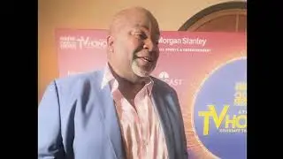 AAFCA President & Co-Founder Gil Robertson on the 2024 AAFCA TV Awards red carpet