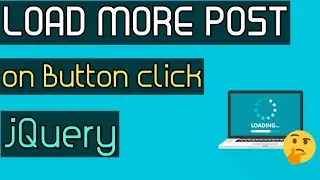 Load More POST on Button Click using jQuery | HTML | CSS Hindi/Urdu