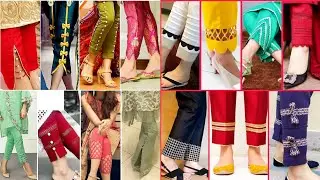 💯 Trendy & Beautiful white Plazo/Pant design ideas/ 2025 white trouser design new trouser design