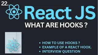 Hooks in ReactJs Tutorial #22 | Complete React Course