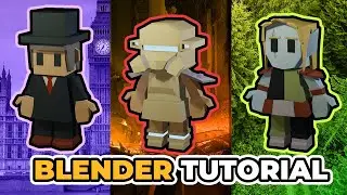 Low Poly Characters in Blender - Beginner Tutorial