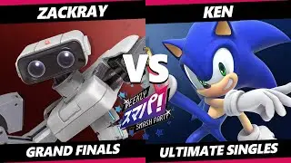 Sumapa 123 GRAND FINALS - Zackray (ROB) Vs. KEN (Sonic) Smash Ultimate - SSBU