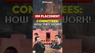 How the Placement Committee Works at IIMs: Behind the Scenes 🤔| A Quick Overview 🎙️| #shorts