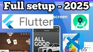 How to install Flutter in Windows PC - Full setup of flutter - VS Code - android studio