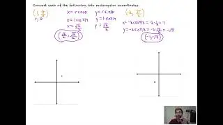 Polar and Rectangular Conversions - How to convert from polar coordinates to xy-coordinates