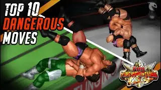 Fire Pro Wrestling World | TOP 10 MOST DANGEROUS MOVES!