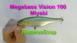 Видеообзор Megabass Vision 100 Miyabi