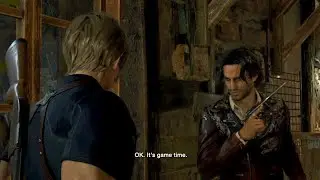House Defense Leon & Luis - Resident Evil 4 Remake (4K 60 Fps)