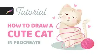 How to Draw a Cute Cat in Procreate