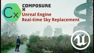 Composure X - Blender Tracking export to Unreal Engine - Real-time Sky Replacement / MR Compositing