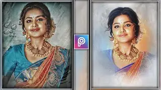 PicsArt digital oil painting photo editing // Smudge oil painting photo editing PicsArt 2021