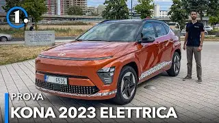 Hyundai KONA elettrica, prima PROVA del nuovo modello 2023