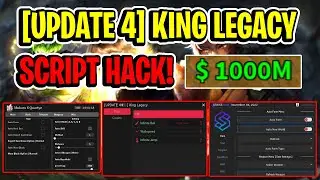 [UPDATE 4☀️⚫️] King Legacy Script GUI / Hack (INFINITE BELI, AUTOFARM, AND MORE) *PASTEBIN*